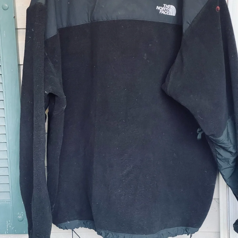 The North Face Denali Dual Panel Fleece and Nylon Black Relaxed Fit Jacket